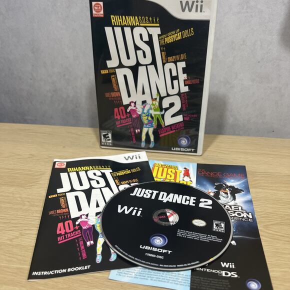 Just Dance 2 (Nintendo Wii, 2010) CIB - Tested - Ubisoft - Works Great - Picture 2 of 5